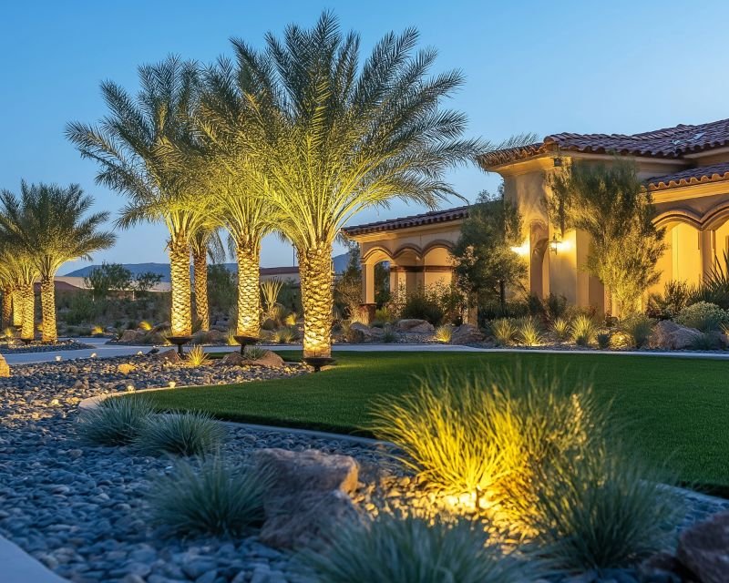 Landscape Lighting Benefits for Las Vegas Patios