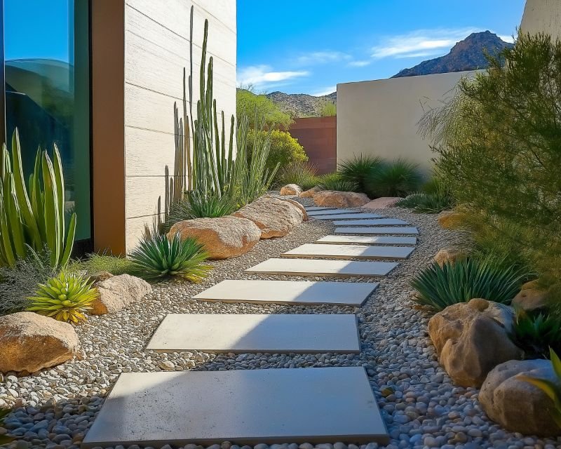 Artificial Grass Borders and Pathway Ideas