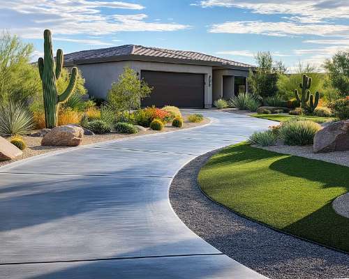 How to Landscape Your Driveway in Las Vegas: 15 Easy Ideas