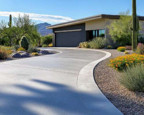 Las Vegas Driveway Makeovers: Before & After