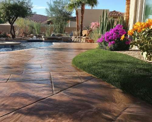 Affordable Stamped Concrete Repairs in Las Vegas