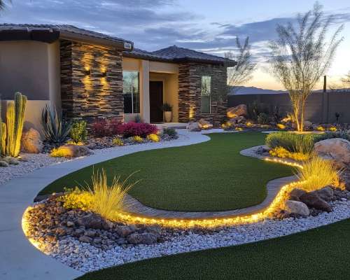 Accent Lighting Tips for Las Vegas Landscaping
