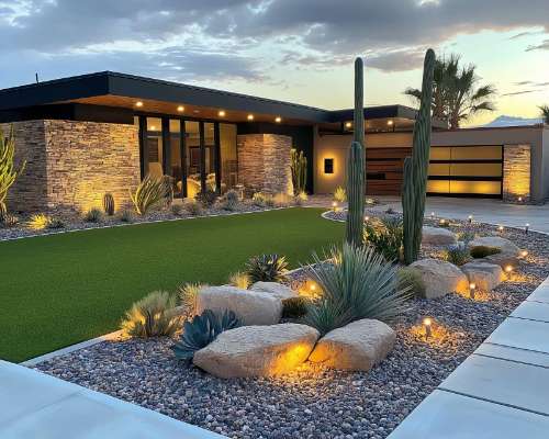 Low Voltage Landscape Lighting Options for Las Vegas Yards