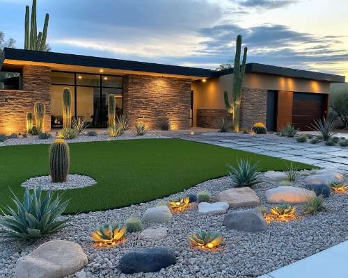 Modern Landscape Lighting Trends for 2025 in Las Vegas