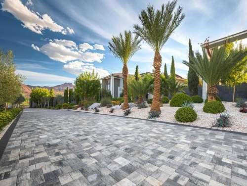Elegant and Functional Driveway Landscaping for Las Vegas Properties