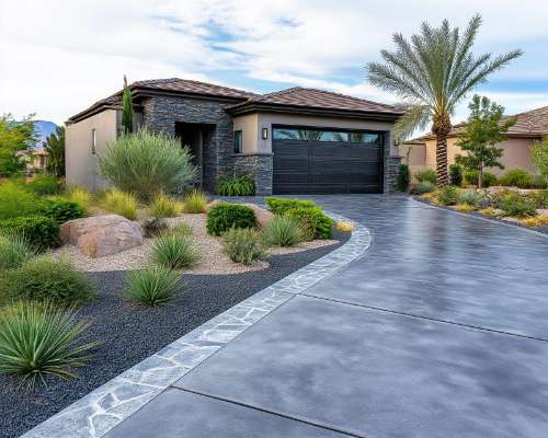 Front Driveway Landscaping Ideas That Thrive in the Las Vegas Heat