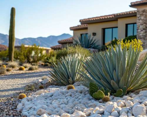 Rock and Plant Combinations That Work in Las Vegas
