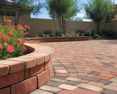 Red Brick vs. Gray Brick in Las Vegas Landscape Designs