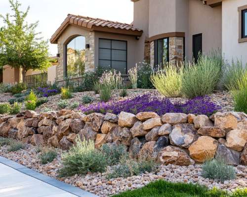 Boulder & Gravel Combinations for Las Vegas Landscaping Projects