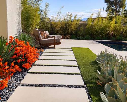 Artificial Grass Borders and Pathway Ideas