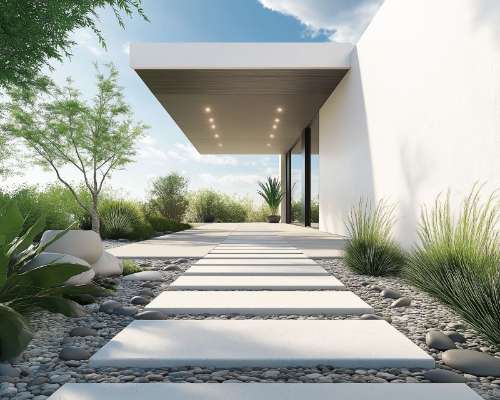 Creative Brick Pathways and Borders for Las Vegas Landscapes